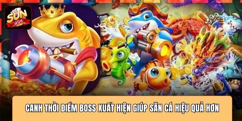 Canh thời điểm boss xuất hiện giúp săn cá hiệu quả hơn