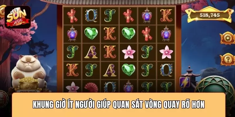 Khung giờ ít người giúp quan sát vòng quay rõ hơn