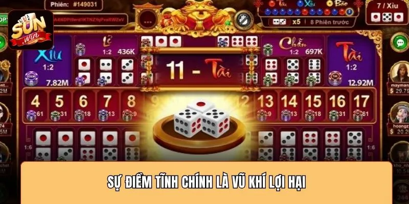 Sự điềm tĩnh chính là vũ khí lợi hại