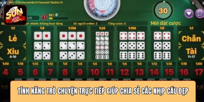 Tính năng trò chuyện trực tiếp giúp chia sẻ các nhịp cầu đẹp